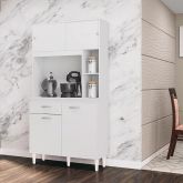 A881.Kit Cozinha Duda 90 4P1G Branco Poquema