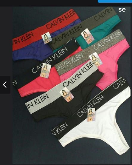 Kit 20 Peças - CALCINHA CALVIN KLEIN FEMININO PREMIUM