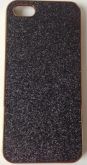 CASE GLITTER PRETA PARA IPHONE 5 E 5S