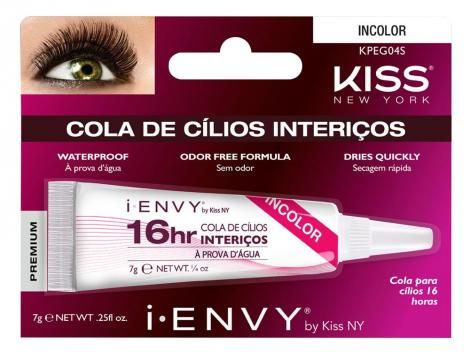 Cola para Cílios 16hr Strip Eyelash Adhesive Waterproof First Kiss - Cola para Cílios Postiços