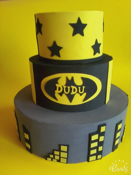 Bolo cenográfico batman