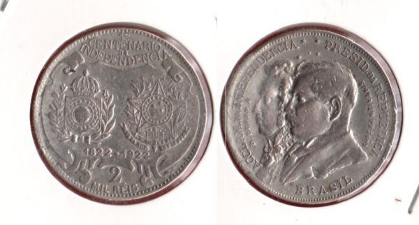 MAG P709-4 - 2000 réis 1922 - 100  Anos da Independência