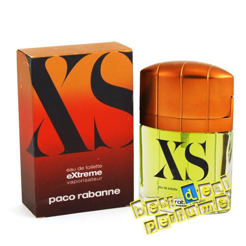 XS Extreme por Paco Rabanne 1,7 oz EDT para homens novos na