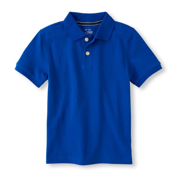 Beginning of Product Name Boys Short Sleeve Polo