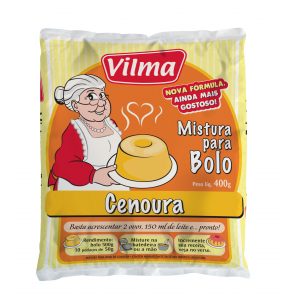 MISTURA P/ BOLO VILMA CENOURA 400 g