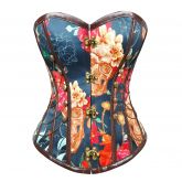 Corset Floral Aço  RF23