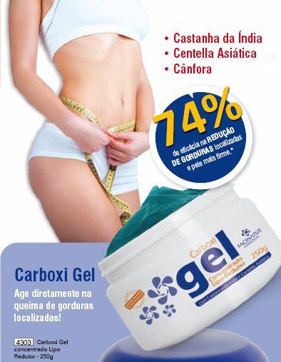 Carboxi gel concentrado lipo redutor