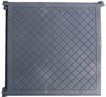 TAMPAO FERRO CISTERNA 50X50 C/PORTA CADEADO LOBOFE