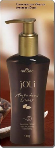 Joli óleo em creme desodorante Corporal Amêndoas Doces!
