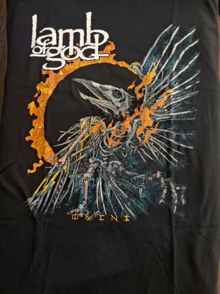 LAMB OF GOD  - FRENTE COSTAS!!