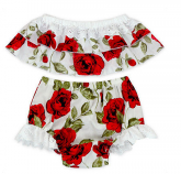 Conjunto Luma Rosas Vermelhas Cod 718