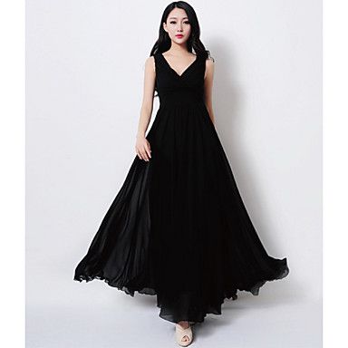 Moda Luxo: Vestido Chifon, de Ótima Qualidade. Frete Grátis.