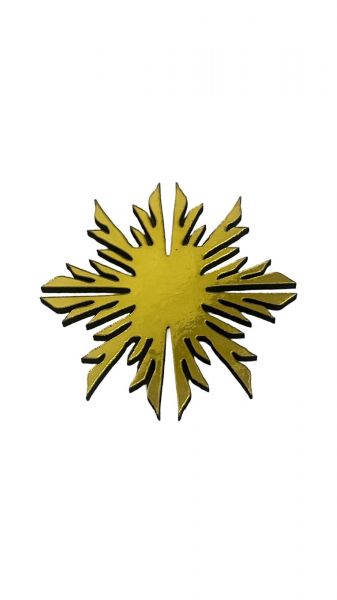 CÓD-RE39 RESPLENDOR EM MDF DOURADO ESPELHADO 6X6