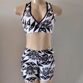 Conjunto Fitness Top + Bermuda Estampados
