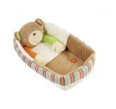 Moisés Horizontal de Pelúcia Marrom - Multikids