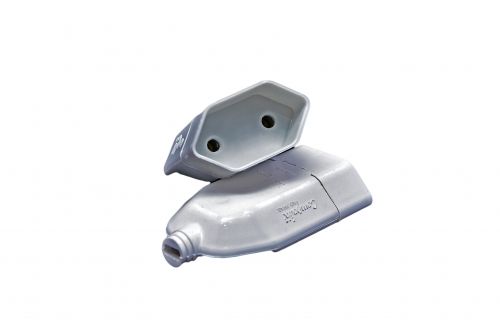 TOMADA FEMEA 2Pólos 10A Branco/Preto