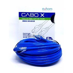 Cabo de Rede RJ45 CAT5E azul 15M CBX-N5C150
