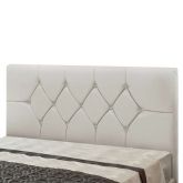 Cabeceira Queen Franca 160 Corino Branco 2500 SR Cabec