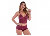 kit  15 pç/Conjunto Lingerie Calcinha Top  Renda Atacado Revenda