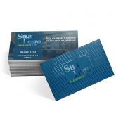 1000 cartões de visita  250 gramas , laminado, frente colorida, verso branco