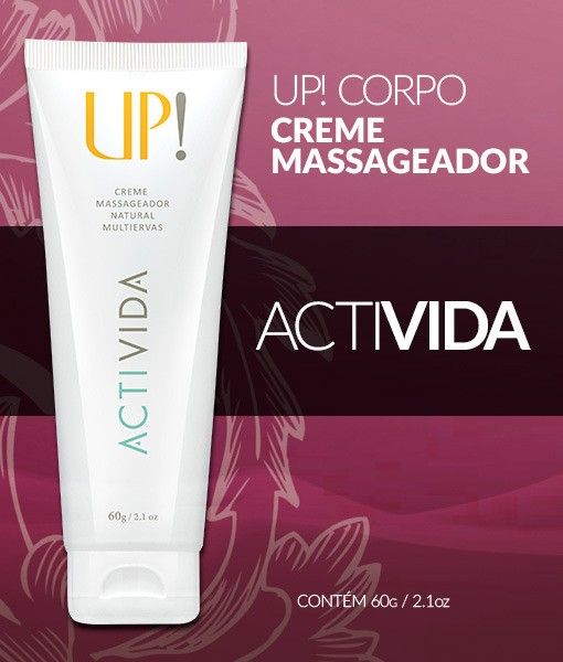 Creme MASSAGEADOR Activida – Unissex 60g