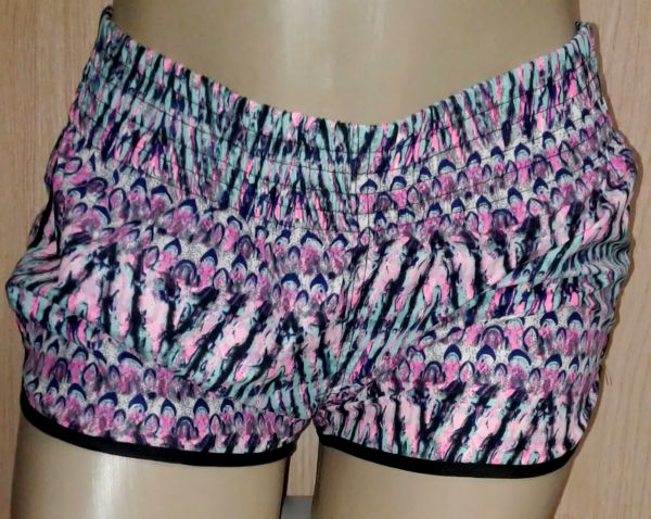 Shorts Tactel Estampado Feminino