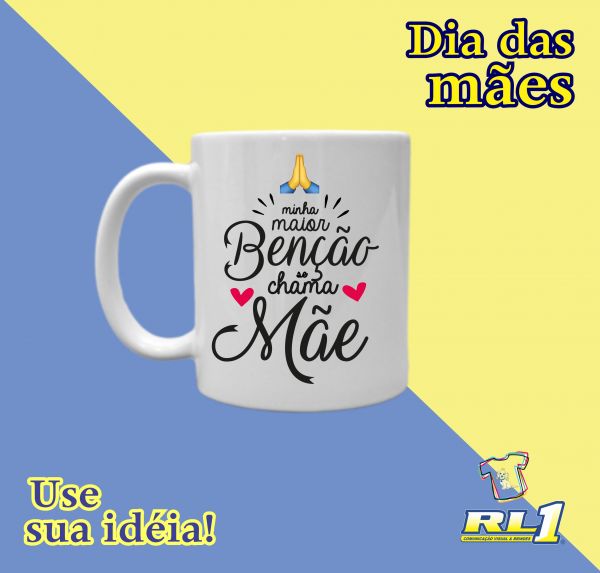 Caneca Minha Mãe é uma Benção