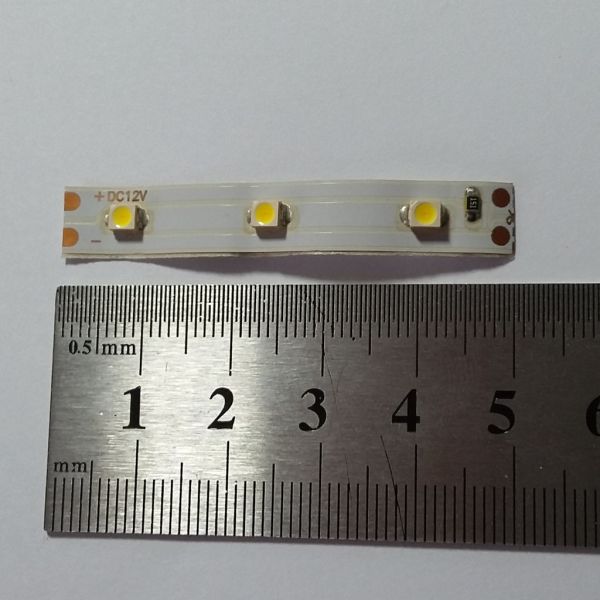 Fita Led 5cm 3 Leds Branco Quente