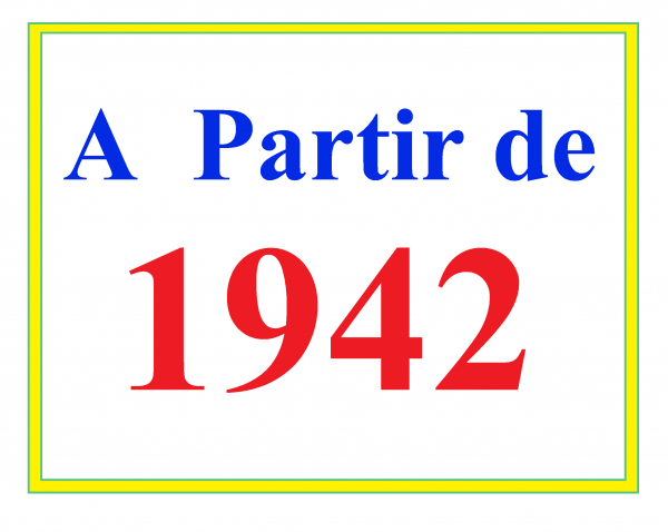 NOTA - Peças de Baixa Tiragem, a partir de 1942