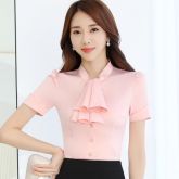 Blusa Feminina Casual Mulheres Elegantes Naviu Manga Curta