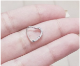 Piercing Para Daith Com Pedra De Zircônia