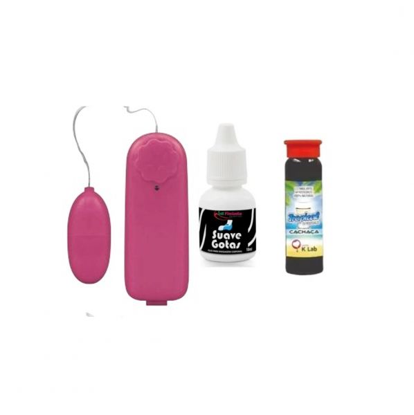 Mini Vibraddor + Energético Afrodisíaco + Lubrificante 10ml