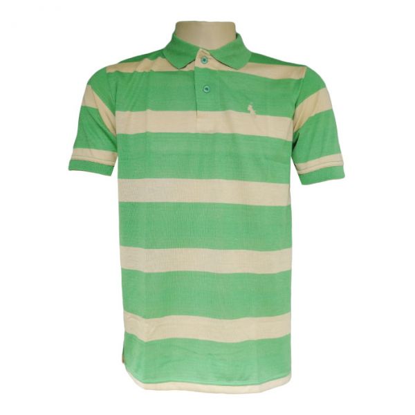 Camisa Polo Ralph Lauren Verde e Creme