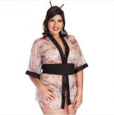 FANTASIA REQUINTE PLUS SIZE ORIENTAL HOT FLOWERS