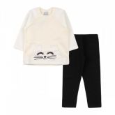 Conjunto Moletom Coelhinho Bordado