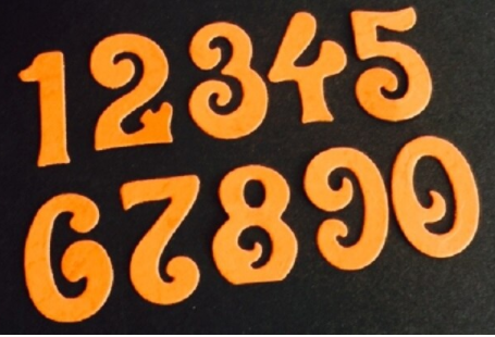 Faca de Corte Numeros