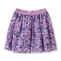 Girls Lace Floral Skirt