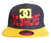 Boné Aba Reta DC Shoes Preto e Amarelo