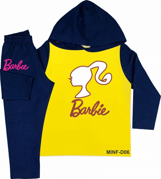 CONJUNTO MOLETOM INFANTIL BARBIE COD.:05 (8 AO 12 ANOS)