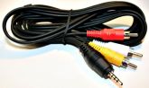 Cabo P2 x 3 Rca Ponta Dourada