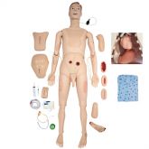 Manequim Bissexual c/Órgãos Internos P/ Treino de Enfermagem Avançado-CS/AT/TZJ-0502-A
