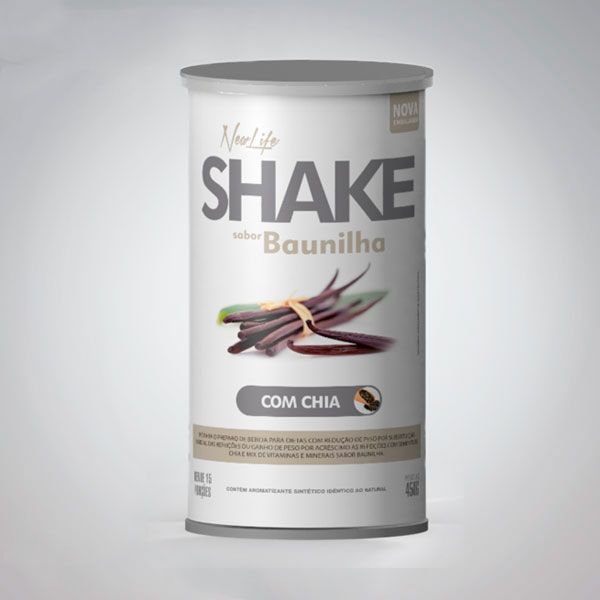 Shake Baunilha 450g c/ Chia