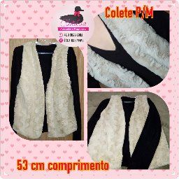 Colete Pelinho Bege