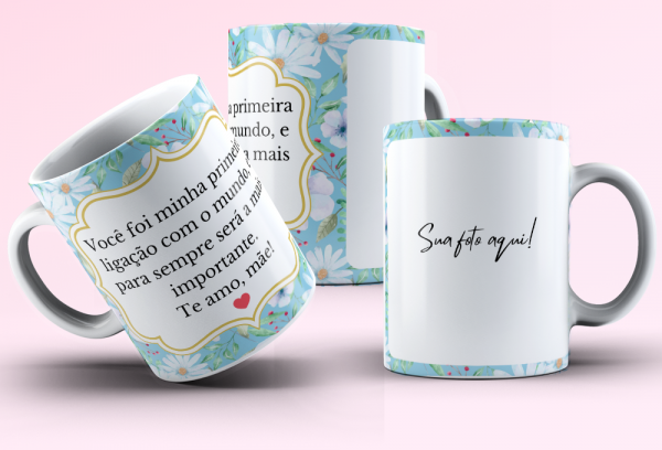 Caneca Dia das Mães com foto 082