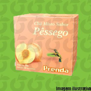 Chá de Pêssego Sachê 20 Gramas 10 Unidades Prenda