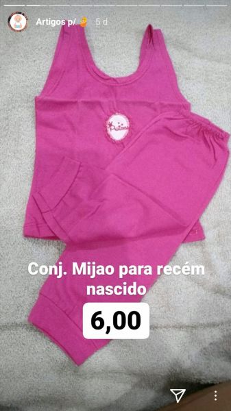 Conjunto mijao para recém nascido m/f