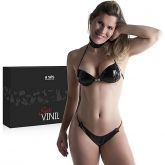 Conjunto Sedutora Sex Vinil