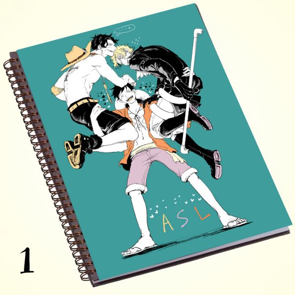 One Piece ASL - Cadernos