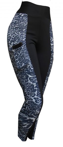 calça legging bolsos plus 48/50, cintura alta, tecido suplex e crepe