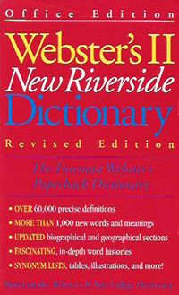 Webster's II New Riverside Dictionary - Revised Edition